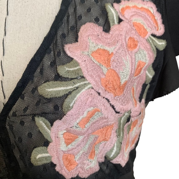 Cleobella Crush Midi Dress Floral Embroidered Boho sz Small - Picture 3 of 13